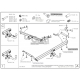 Фаркоп оцинкованный Galia шар A для Chrysler Grand Voyager/Dodge Caravan 2008-2021