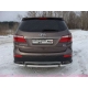 Защита заднего бампера 60 мм ТСС для Hyundai Santa Fe Grand 2014-2016