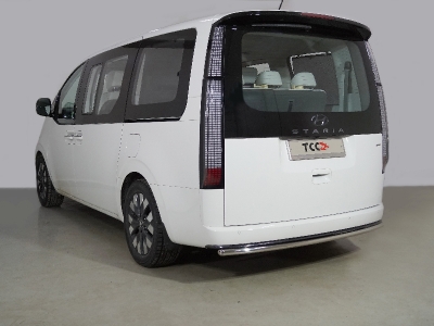 Защита заднего бампера 42 мм ТСС для Hyundai Staria 2021-2022