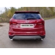 Защита задняя уголки 60 мм ТСС для Hyundai Santa Fe 2015-2018