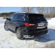 Защита задняя двойные уголки 76-42 мм ТСС для Infiniti JX35/QX60 2012-2016