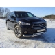 Защита передняя двойная 76-75 мм ТСС для Infiniti JX35/QX60 2012-2016