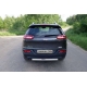 Защита заднего бампера овальная 75-42 мм ТСС для Jeep Cherokee 2014-2018