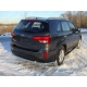 Защита заднего бампера центральная 60 мм ТСС для Kia Sorento 2012-2020