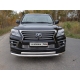 Накладка решётки радиатора 16 мм ТСС для Lexus LX-570 Sport 2014-2021