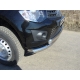 Защита передняя двойная 76-75 мм ТСС для Mitsubishi L200 2014-2015