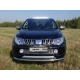 Защита кузова пикапа и заднего стекла с фарой 76 мм ТСС для Mitsubishi L200 2015-2019