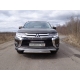 Накладка решётки радиатора нижняя 12 мм ТСС для Mitsubishi Outlander 2015-2018