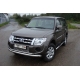 Накладка решётки радиатора 16 мм ТСС для Mitsubishi Pajero 4 2011-2014