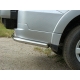 Защита заднего бампера центральная 60 мм ТСС для Mitsubishi Pajero 4 2006-2014