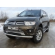 Защита переднего бампера 76 мм ТСС для Mitsubishi Pajero Sport 2013-2016
