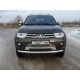 Защита переднего бампера 76 мм ТСС для Mitsubishi Pajero Sport 2013-2016