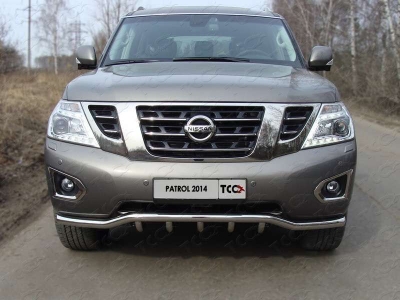 Рамка номерного знака Nissan Patrol (комплект) ТСС для Любые