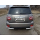 Защита задняя двойные уголки 76-42 мм ТСС для Nissan Patrol 2014-2021