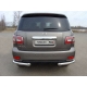 Защита заднего бампера уголки 76 мм ТСС для Nissan Patrol 2014-2021