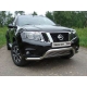 Защита передняя Кенгурятник с решеткой 60 /12 мм ТСС для Nissan Terrano 2014-2021