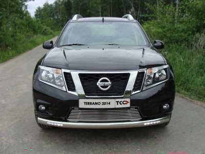 Рамка номерного знака Nissan Terrano (комплект) ТСС для Любые