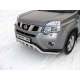 Защита передняя двойная 60-75 мм ТСС для Nissan X-Trail 2011-2015