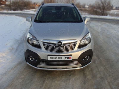 Рамка номерного знака Opel Mokka (комплект) ТСС для Любые