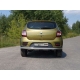 Защита заднего бампера 60 мм ТСС для Renault Sandero Stepway 2015-2018
