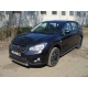 Защита передняя овальная 75х42 мм ТСС для Subaru XV 2011-2017