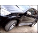 Пороги с листом d-53 Технотек для Toyota Hilux 2011-2015