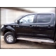 Пороги с листом d-76 Технотек для Toyota Hilux 2011-2015