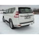 Защита задняя уголки 76х42 мм ТСС для Toyota Land Cruiser 150 2009-2013