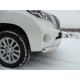Защита передняя овальная 75х42 мм ТСС для Toyota Land Cruiser 150 2013-2017