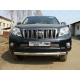 Защита передняя овальная 75х42 мм ТСС для Toyota Land Cruiser 150 2009-2013