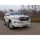 Защита переднего бампера с ДХО 76 мм ТСС для Toyota Land Cruiser 200 2015-2021