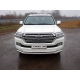 Накладка решётки радиатора 12 мм ТСС для Toyota Land Cruiser 200 2015-2021
