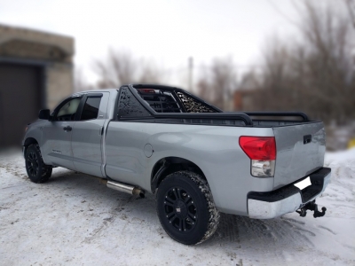 Защита кузова пикапа 76 мм для Doublecab чёрная для Toyota Tundra 2006-2013