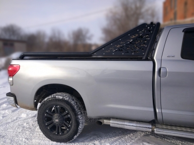 Защита кузова пикапа 76 мм для Doublecab чёрная для Toyota Tundra 2006-2013