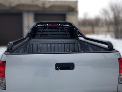 Защита кузова пикапа 76 мм для Doublecab чёрная для Toyota Tundra 2006-2013