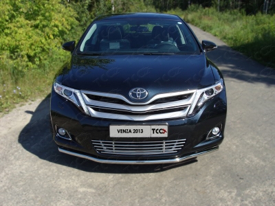 Накладка решётки радиатора 12 мм ТСС для Toyota Venza 2012-2017
