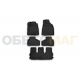 Коврики 3D в салон полиуретан 5 штук Element для Toyota Highlander 2014-2020
