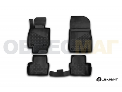 Коврики в салон полиуретан 4 штуки на АКПП Element для Mazda CX-3 2015-2021
