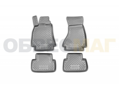 Коврики в салон полиуретан 4 штуки Element для Audi A4 B8 2007-2015