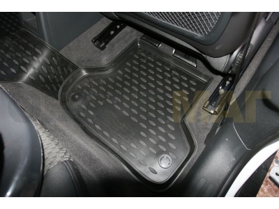 Коврики в салон полиуретан  на хетчбек 3 двери 4 штуки Element для Audi A3 2007-2012