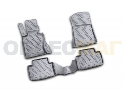 Коврики в салон полиуретан 4 штуки Element для BMW X3 2008-2010