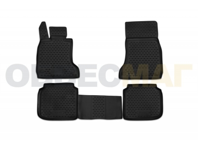 Коврики в салон полиуретан 4 штуки Element для BMW 7 F01-F04 2008-2015 NLC.05.28.210k