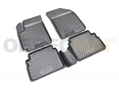 Коврики в салон Element полиуретан 4 штуки для Chevrolet Aveo 2003-2012
