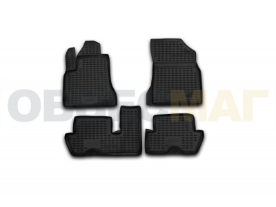 Коврики в салон полиуретан 4 штуки Element для Citroen C4 Picasso 2007-2021
