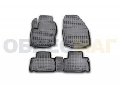 Коврики в салон полиуретан 4 штуки Element для Ford S-Max 2006-2021