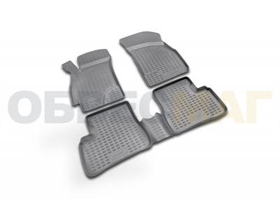 Коврики в салон полиуретан 4 штуки Element для Hyundai Accent 2000-2006