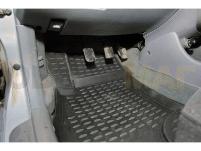 Коврики в салон полиуретан 4 штуки Element для Hyundai Accent 2000-2006