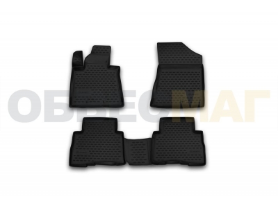 Коврики в салон полиуретан 4 штуки Element для Kia Sorento 2012-2020