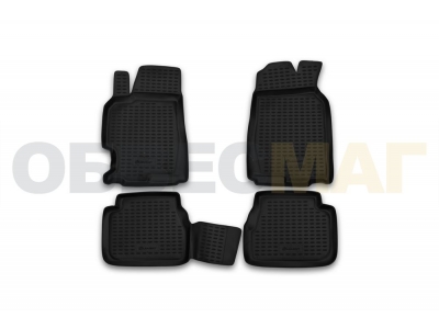 Коврики в салон полиуретан 4 штуки Element для Mazda 6 2002-2007
