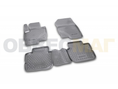 Коврики в салон полиуретан 4 штуки на 3 двери Element для Mitsubishi Colt 2008-2012